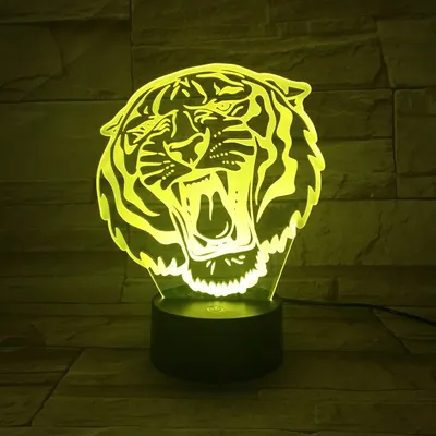 مستشعر اللمس Tiger Lampara Creative Led Night Light
