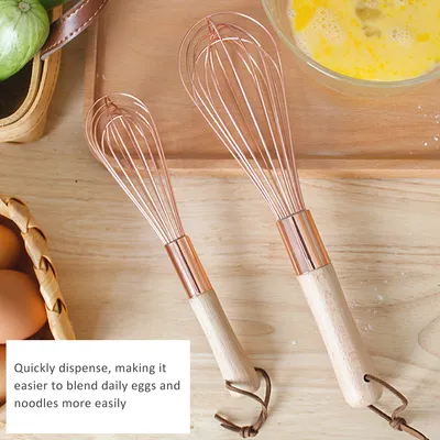 Rose golden hair egg mixer