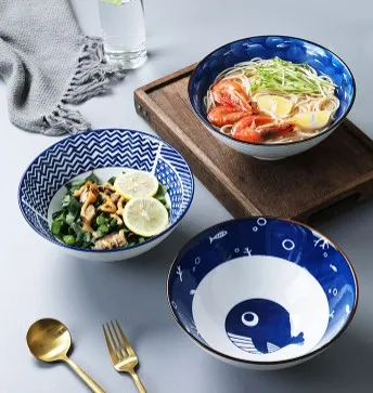 Household Ceramic Soup Large Bowl