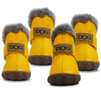 Dog Thick Snow Boots Keep Warm Teddy Autumn And Winter VIP Shoes