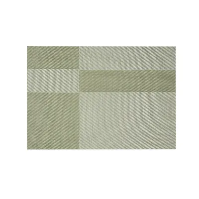 Double-sided Series Pvc Plaid Placemat Woven Insulation Tableware Mat Teslin Rectangular Hotel Western-style Placemat