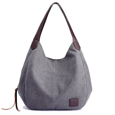 The Traveler Canvas Shoulder Tote