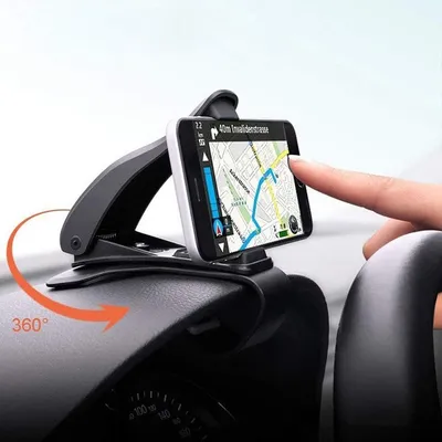 لوحة عدادات السيارة حامل الهاتف المحمول بنظام تدوير 360