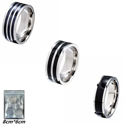 Japanese And Korean INS Style Couple Ring Titanium Steel