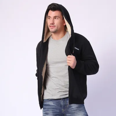 Men's Faux Lamb Velvet Top Casual Sports Plus Cashmere