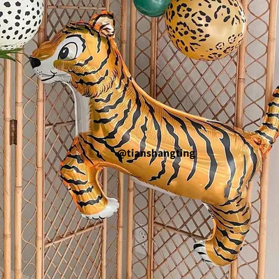 Cartoon Animal Pattern 4D Balloon Birthday