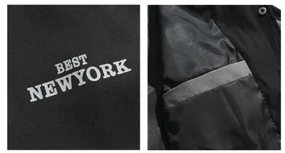 Contrast Color Design Baseball Jacket Trend