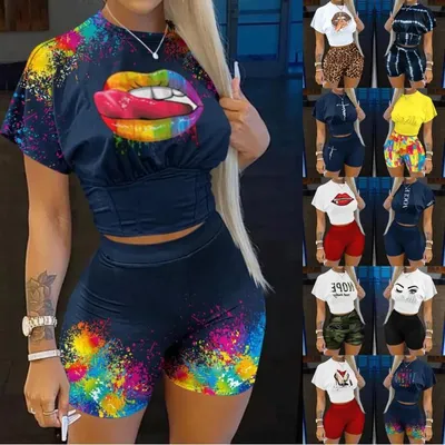 Temperament Commuter Fashion Print Suit Women
