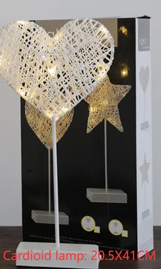 LED lights flashing lights lights stars romantic room layout decoration love stars lamp table lamp rattan lamp ball