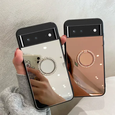 Phone Case Mirror Finger Ring Bracket
