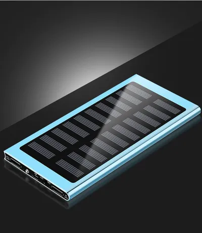 Ultra-thin metal solar power bank