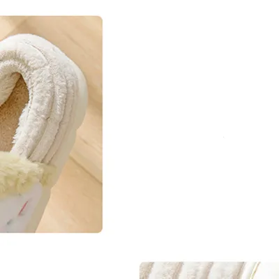 Women's Plush Bag Heel Cotton Shoes
