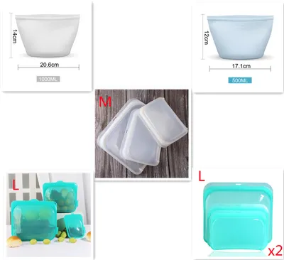 Environmental Protection Silicone Fresh-keeping Bag