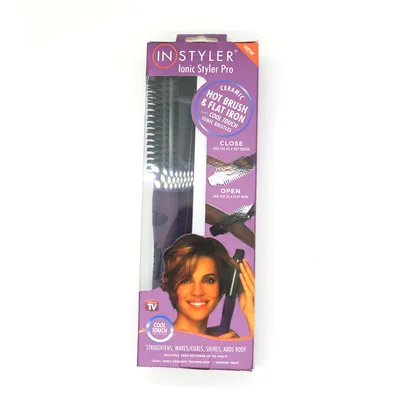 Hair curling stick dual-purpose hair straightener buckle hair curler electric coil comb plywood