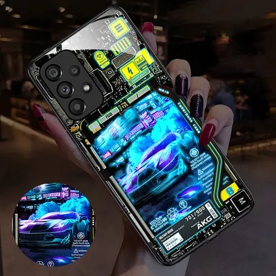 Home Fashion Minimalist  Light Up Phone Case