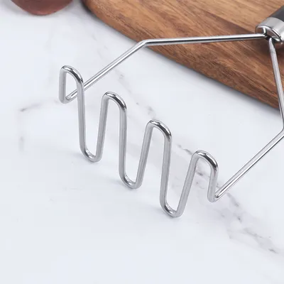 Stainless Steel Potato Press Non-slip Handle Potato Press Masher