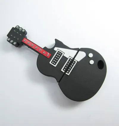 Cartoon Creative Violin PVC Guitar U Disk Fan