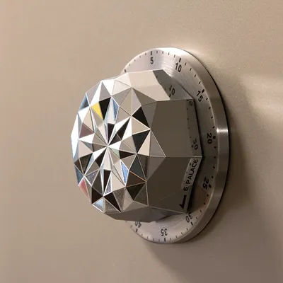 Kitchen Mechanical Magnet Timer Stainless Steel