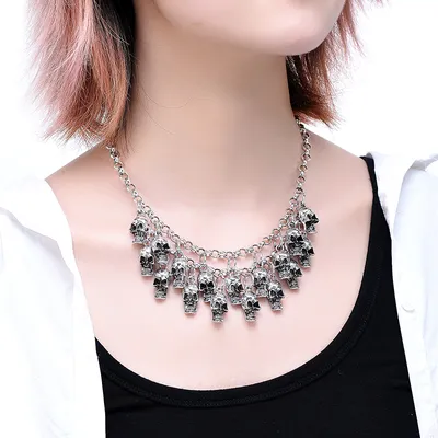 New European And American Cross-border Inlaid Fashion Necklace
