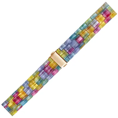 Glacier Rainbow Bracelet Resin Pogo Pin