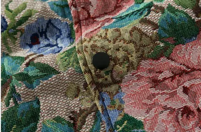 men's retro trend harajuku jacquard jacket
