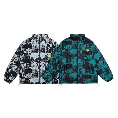 Retro Padded Coat Women's Tide Brand Bf Wind Couple Jacket