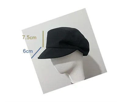 Corduroy Retro Star The Same Octagonal Hat Female Autumn And Winter Military Cap Beret Fisherman Hat