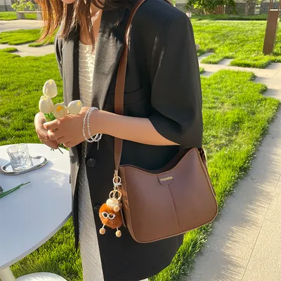 Casual Women's Shoulder Bag Fashion Large Capacity Crossbody Bags Women Solid Color Korean Style