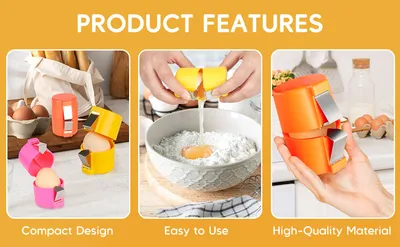 Egg Shell Opener For Hard Boiled Eggs Egg Peeler Tool Handheld Egg Topper Cutter Tool Easy Egg Cracker Tool Egg Slicer For Raw And Hard Boiled Eggs Kitchen Gadgets For Cooking And Baking