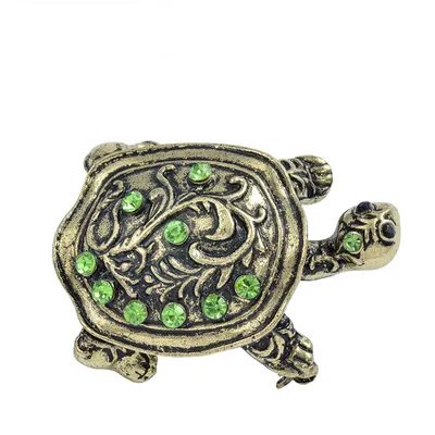 Vintage diamond brooch fashion delicate and elegant tortoise