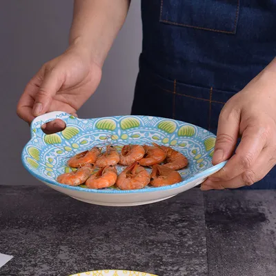 أواني الخبز الجبن الخزفي طبق الأرز المخبوز طبق الفواكه