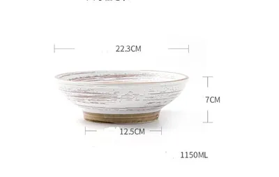 Household Japanese Large Ceramic Ramen Bowl