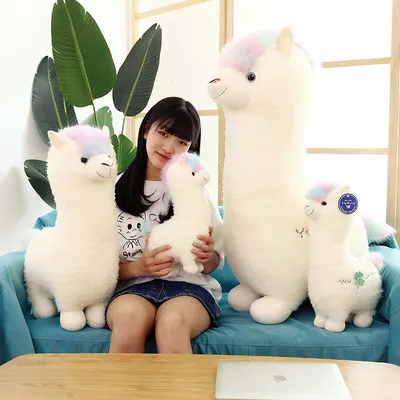 Cute Animal Fantasy Alpaca Plush Toy Doll Pillow Creative Girl Gift Large Doll