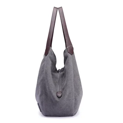 The Traveler Canvas Shoulder Tote