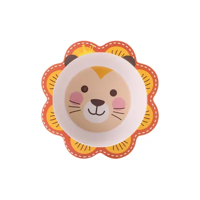Cute cartoon bamboo fiber children's bowl