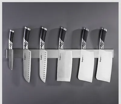 Magnet Knife Holder Kitchen Wall-mounted Perforation-free Magnetic Knife Storage Rack Magnet