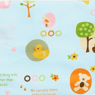 Cartoon cotton breathable and waterproof baby changing pad