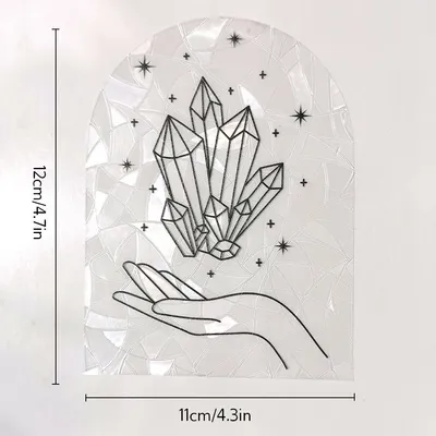 Electric Glass With PVC Non  Adhesive AntiCollision Window Stickers