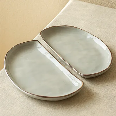 Home Minimalist Creative Ceramic Snack Platter