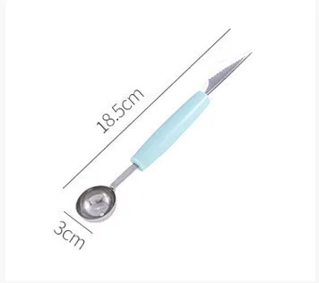 Double-ended Stainless Steel Fruit Scoop