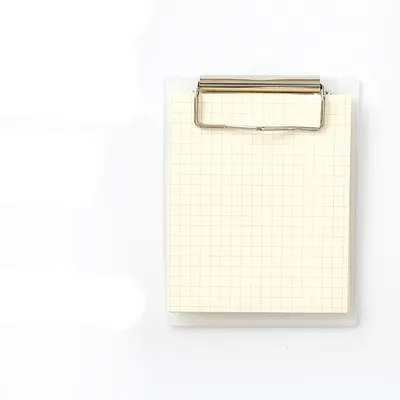 Creative Cowhide Color Board Clip Sticky Note For Students Can Tear N Times