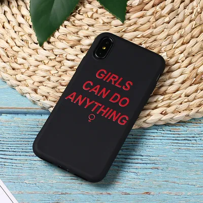 Simple English Alphabet Silicone Phone Case