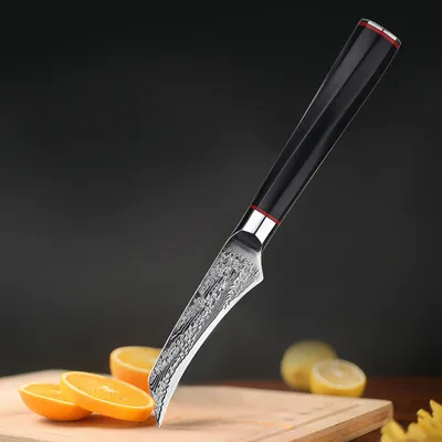 Japanese Damascus Steel Kitchen Knife Household Kitchen Fruit Knife