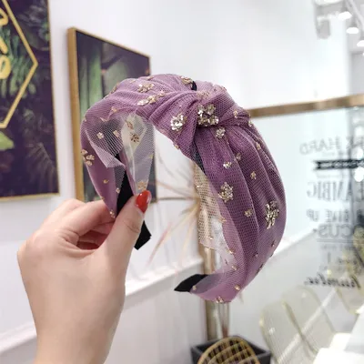 Korean hair accessories fairy mesh headband