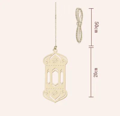 DIY Craft Party Supplies Wooden Pendant