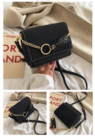 New Korean Frosted Messenger Bag In Autumn And Winter Of