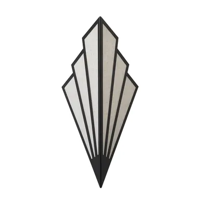 Creative Indoor LED Fan-shaped Wall Hanging Light