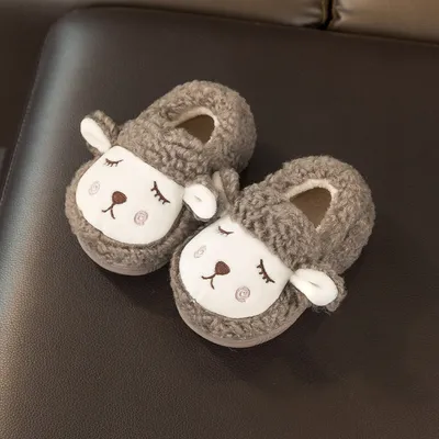 Cartoon Cute Indoor Home Furnishing Girls Bag With Thickened Plush Shoes
