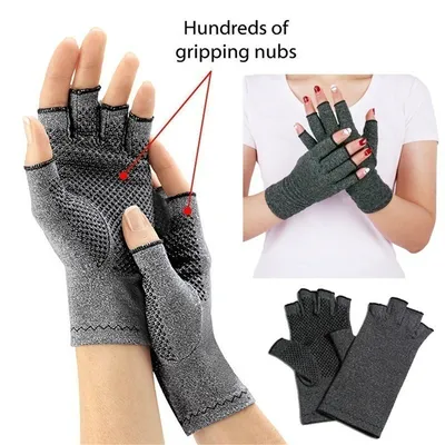 Breathable Health Care Half Finger Gloves