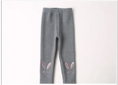 Children's Cartoon Kitten Embroidery Baby Trousers
